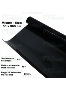 PELLICOLA VETRI BLACK 50X300 CM