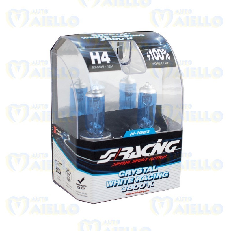 H4 CRYSTAL WHITE RACING ALOGENA