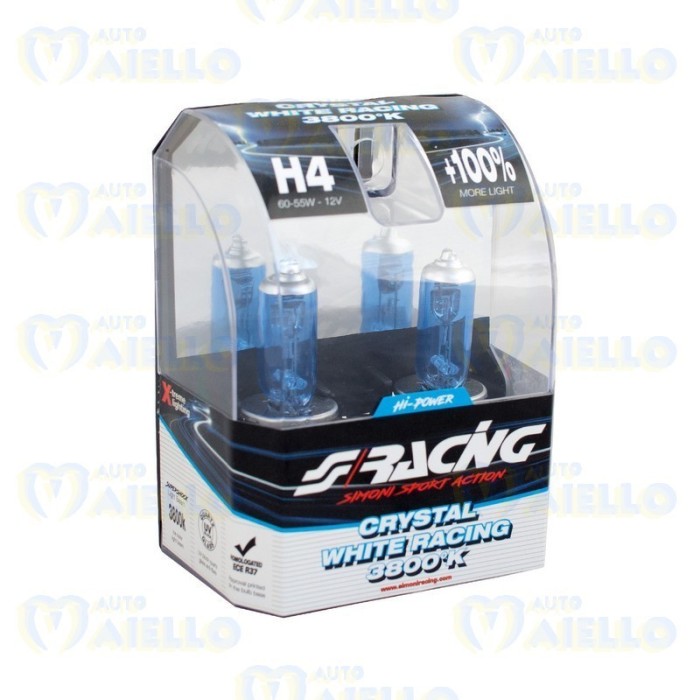 H4 CRYSTAL WHITE RACING ALOGENA