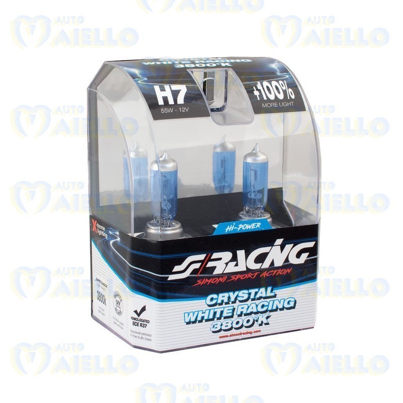 H7 CRYSTAL WHITE RACING ALOGENA
