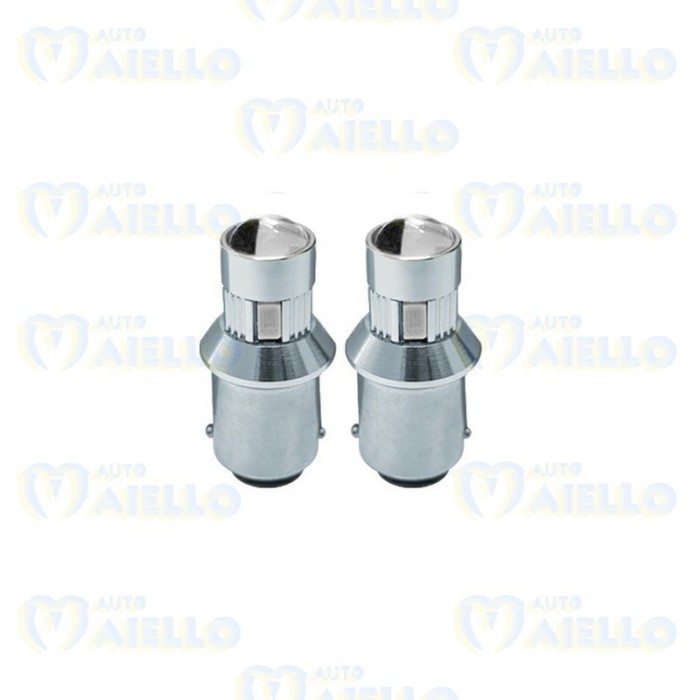 BAU 15S CANBUS NO POLARITY 6 LED ARANCIO