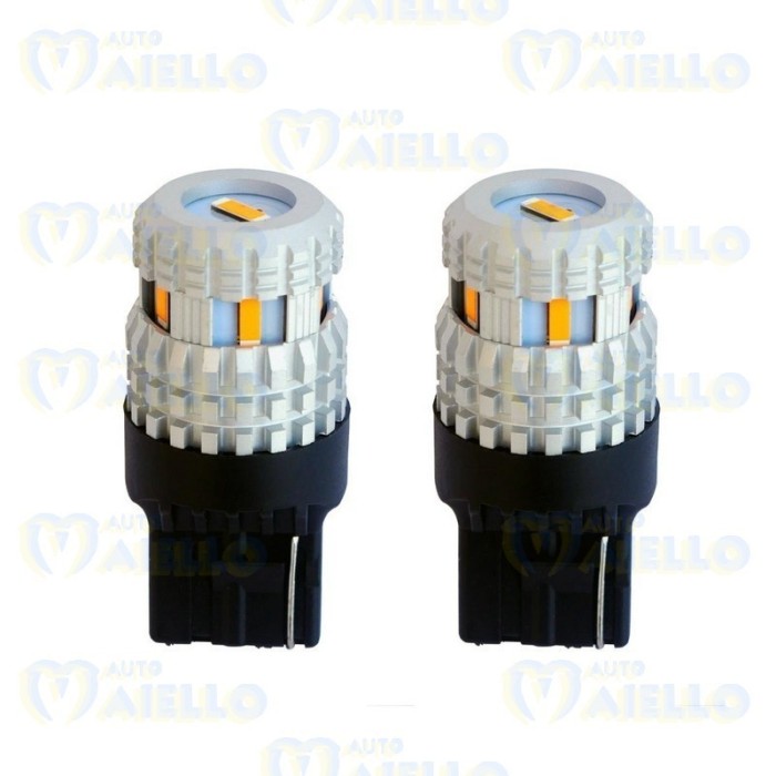 T20 CANBUS NO POLARITY 6 LED CSP1860 ARANCIO