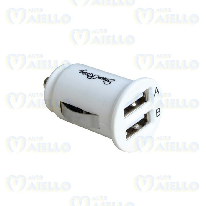 PRESA USB DOPPIA BIANCA