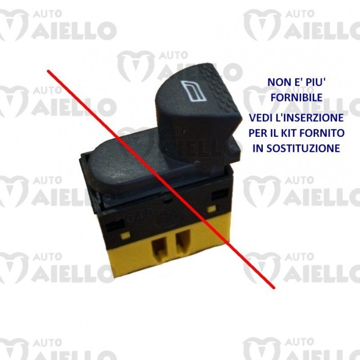 Pulsante interruttore alzavetri sinistro Casalini m12