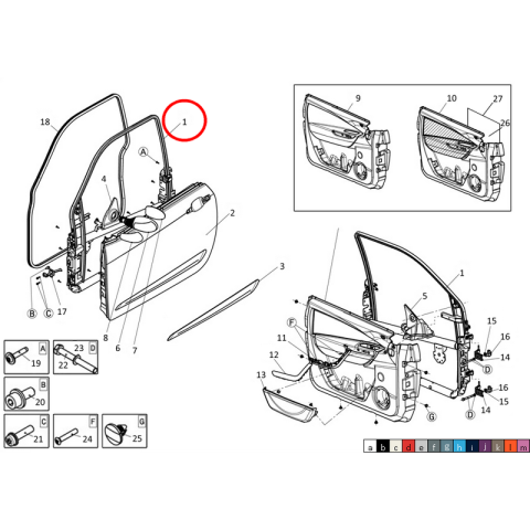 TELAIO ARCO PORTA SX LIGIER JS50
