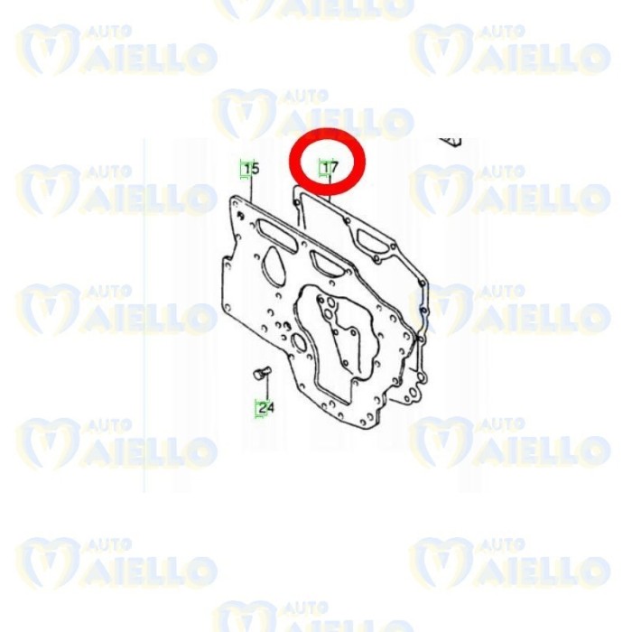 GUARNIZIONE PIASTRA DISTRIBUZIONE L2C MITSUBISHI CASALINI