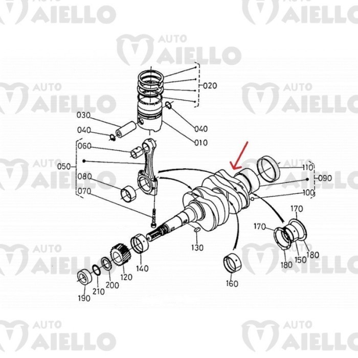 guarnizione pompa acqua kubota z402 z482 z602 aixam