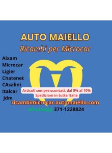 Ricambi Ligier Microcar Aixam Chatenet Casalini Italcar Jdm