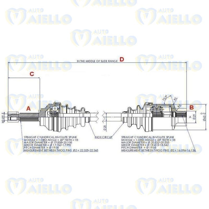 SEMIASSE MICROCAR LUNG. 562