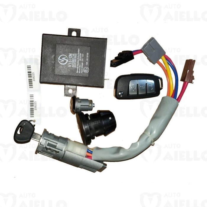 400BL019 KIT SERRATURE + KIT CENTRALINA E TELECOMANDO AIXAM SENSATION EMOTION