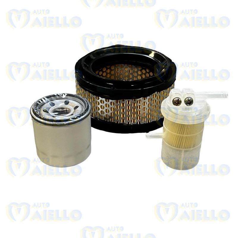 Kit filtri per casalini mitsubishi 538 piaggio aria olio gasolio