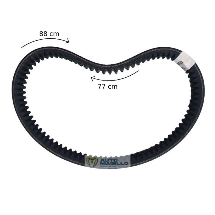 CINGHIA VARIATORE AIXAM CON RIGO 3ARP023 2172-S 046 CITY GTO COUPE CROSSOVER MINAUTO 88cm 77cm