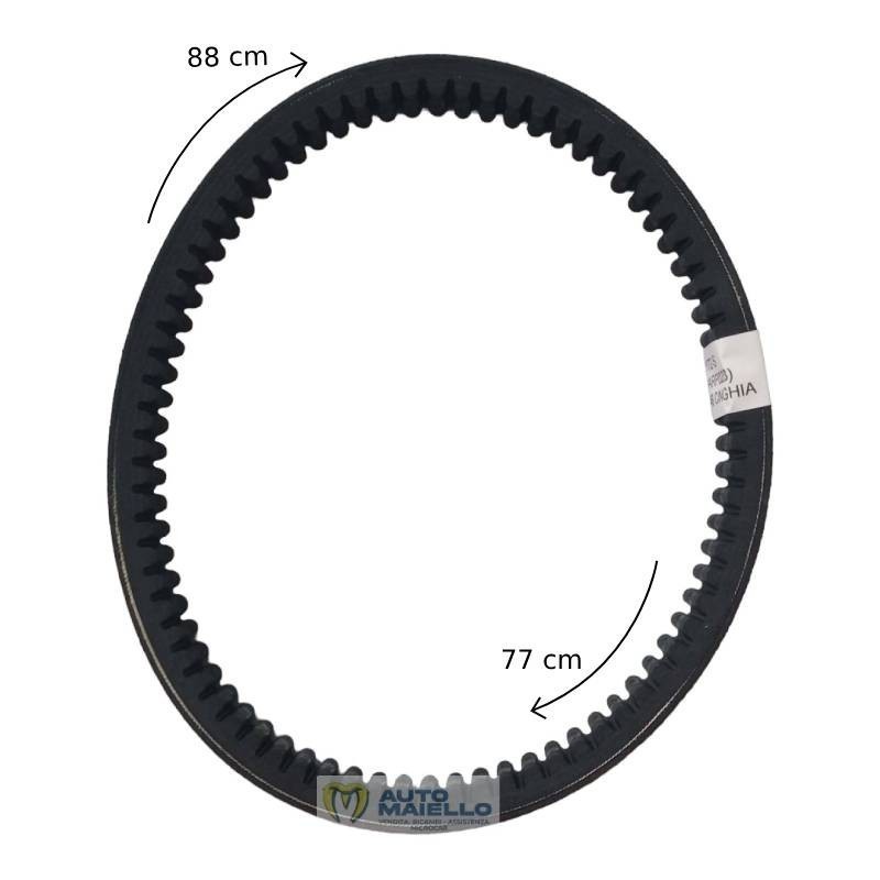 CINGHIA VARIATORE AIXAM CON RIGO 3ARP023 2172-S 046 CITY GTO COUPE CROSSOVER MINAUTO 88cm 77cm