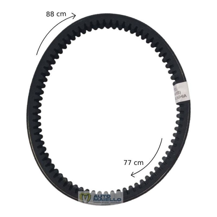 CINGHIA VARIATORE AIXAM CON RIGO 3ARP023 2172-S 046 CITY GTO COUPE CROSSOVER MINAUTO 88cm 77cm