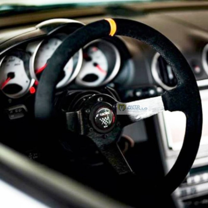 Volante Carrera Camoscio 35 cm.