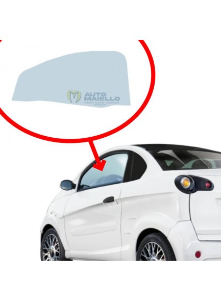 CRISTALLO SCENDENTE COLORATO PORTA DESTRA MICROCAR F8 COUPE'