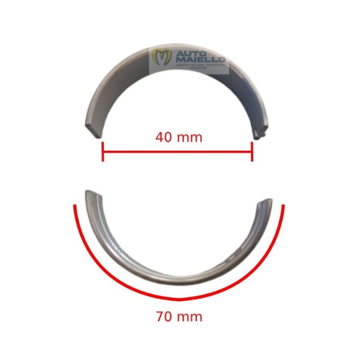 YN119260-02800 Bronzina banco standard yanmar 2tne