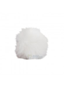 Copripomello Fluffy Fur bianco