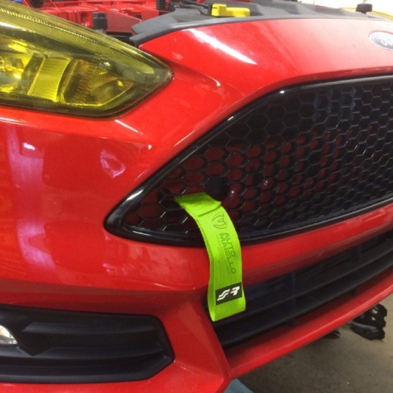 CINGHIA DI TRAINO GIALLO FLUO