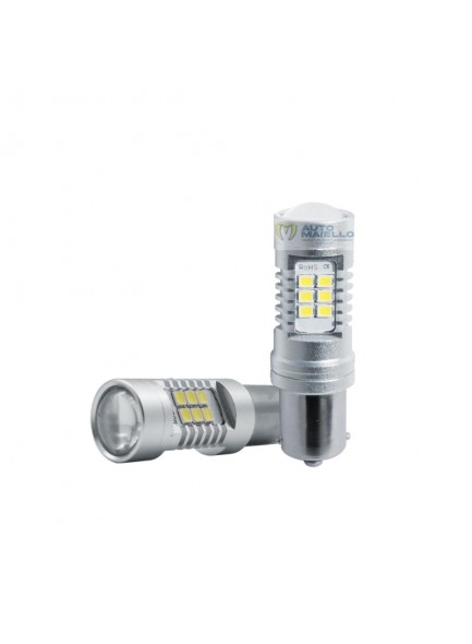 BA15S CANBUS NO POLARITY 21 LED SMD 2385