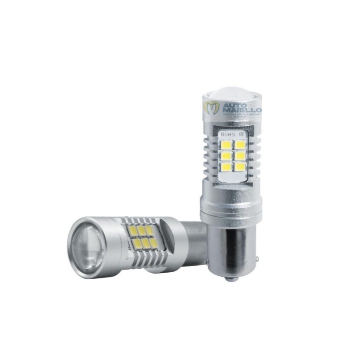 BA15S CANBUS NO POLARITY 21 LED SMD 2385