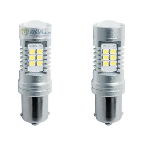 BA15S CANBUS NO POLARITY 21 LED SMD 2385 2