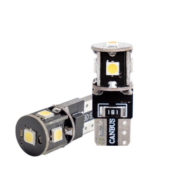 T10 CAMBUS NO POLARITY 5 LED