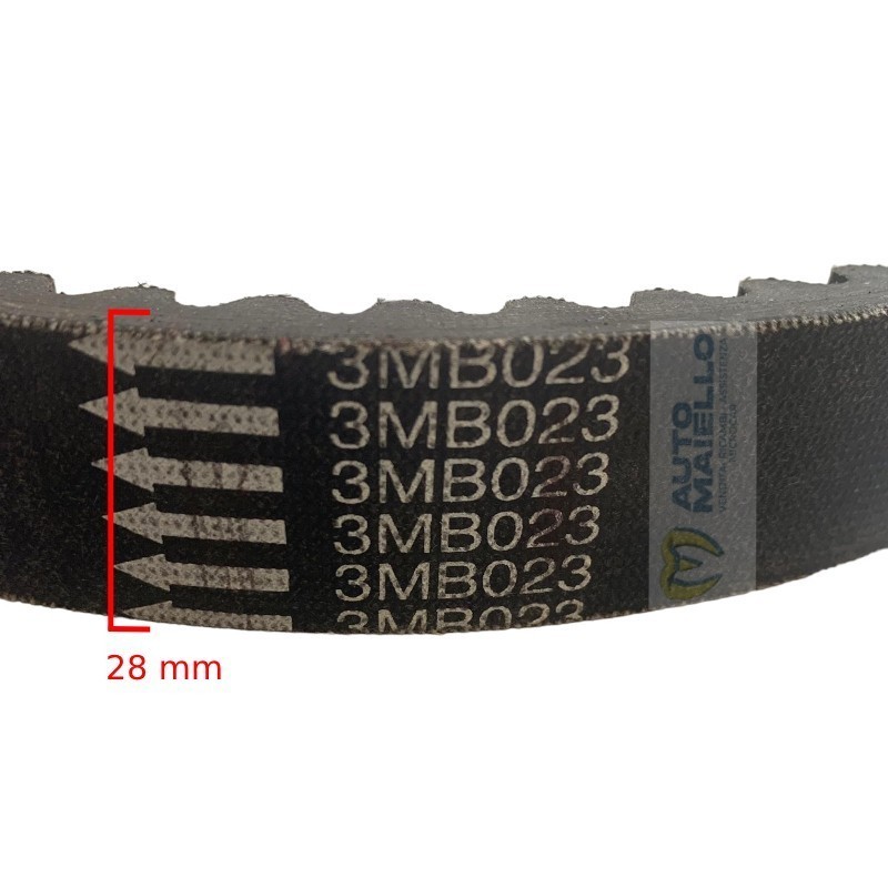 3MB023 CINGHIA VARIATORE AIXAM MEGA MULTITRUCK FURGONE