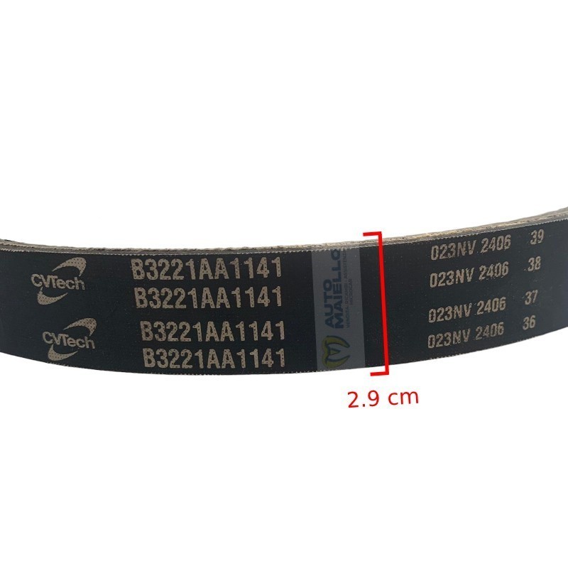 CINGHIA VARIATORE B3221AA1141 CASALINI YDEA SULKY LOMBARDINI MITSUBISHI META POCKET PIAGGIO M500 BELLIER DIVANE 87,5cm