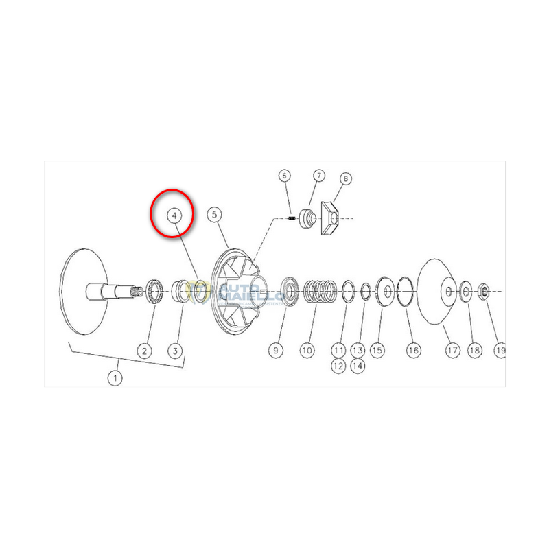 RONDELLA RASAMENTO VARIATORE AIXAM