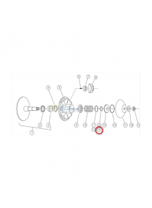 Rondella distanziale variatore motore puleggia aixam