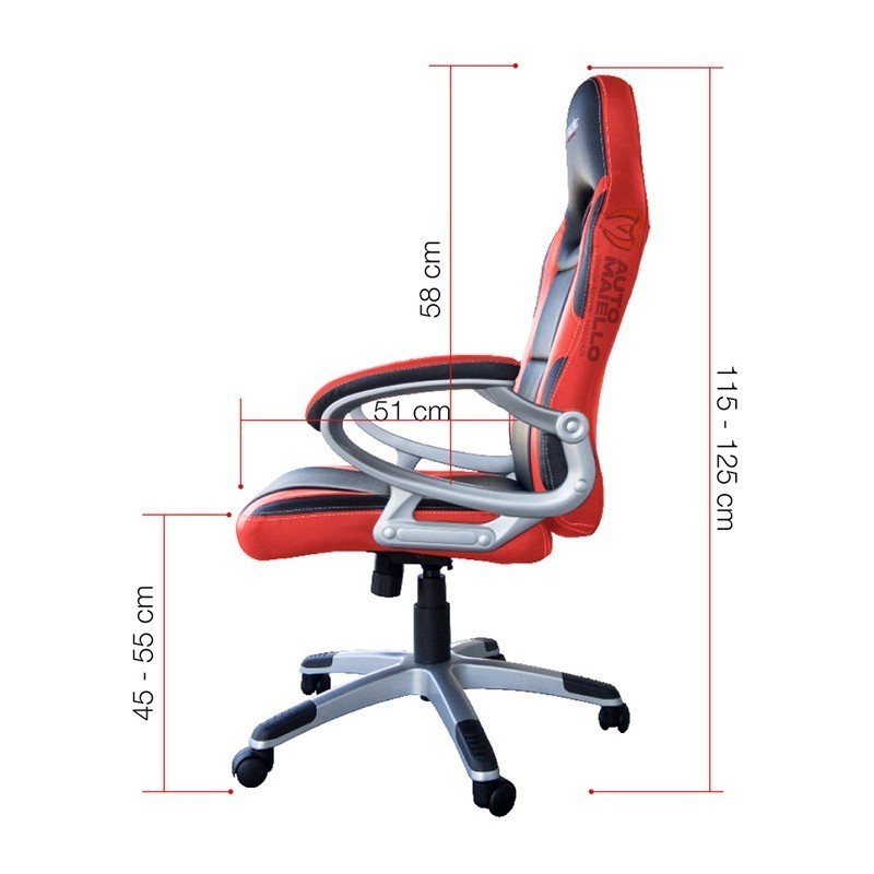 Poltrona ufficio Red Gaming Office Chair