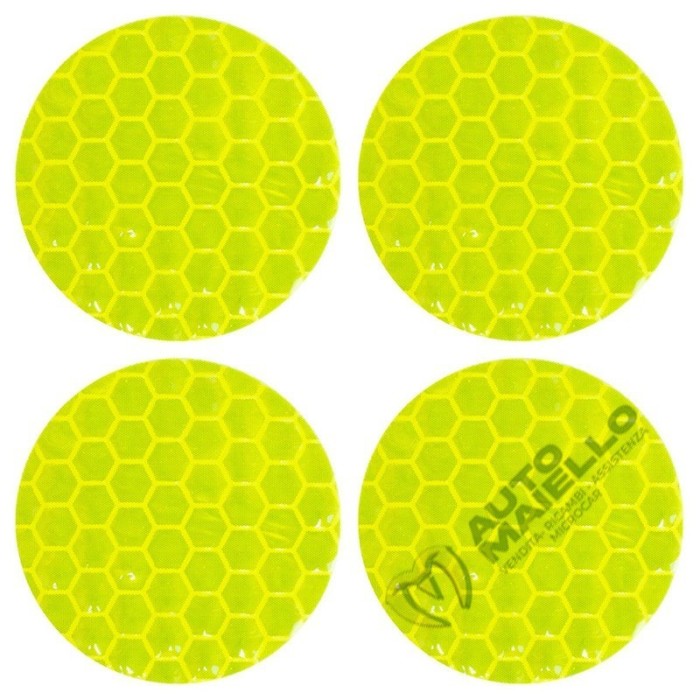 ADESIVO RIFLETTENTE GIALLO 30MM