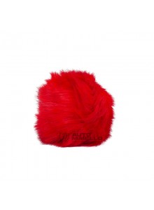 COPRIPOMELLO FLUFFY FUR ROSSO