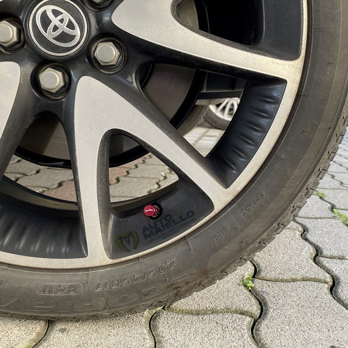 CAPUCCI VALVOLA HEXAGONAL RED