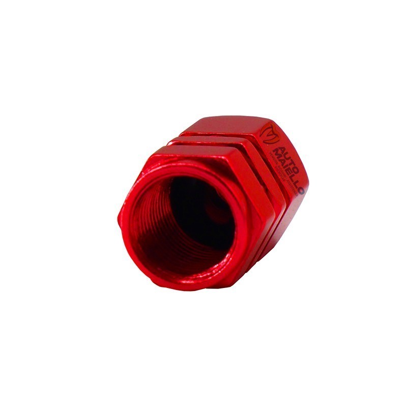 CAPUCCI VALVOLA HEXAGONAL RED