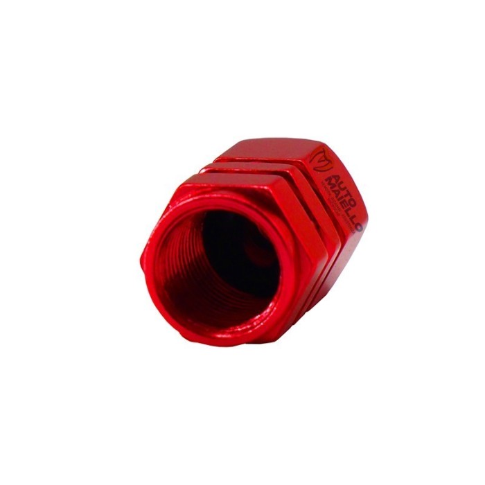 CAPUCCI VALVOLA HEXAGONAL RED