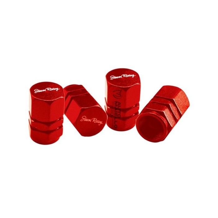 CAPUCCI VALVOLA HEXAGONAL RED