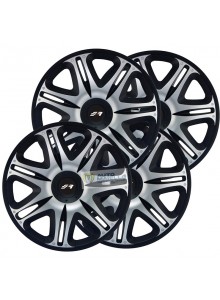 Copricerchi 16" Nascar Silver Black