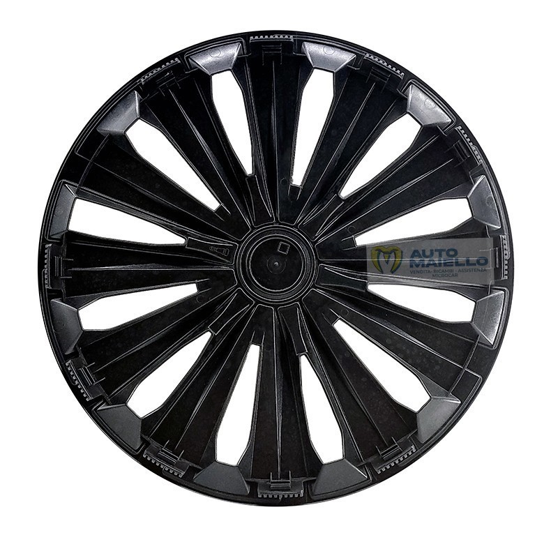 COPRICERCHI 15" MULTI SILVER BLACK