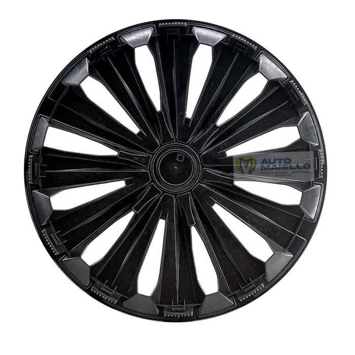 COPRICERCHI 15" MULTI SILVER BLACK