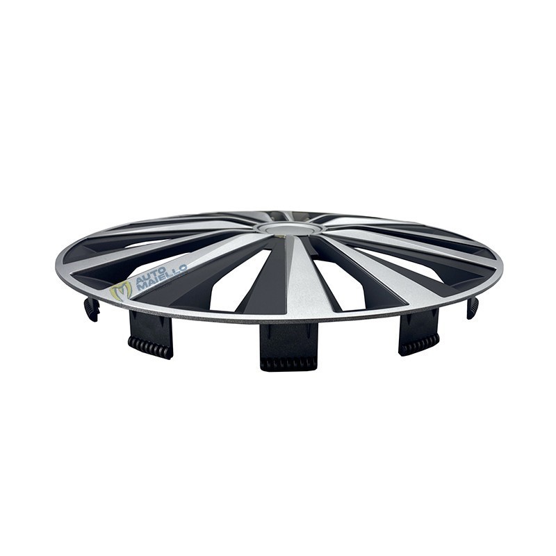 COPRICERCHI 15" MULTI SILVER BLACK