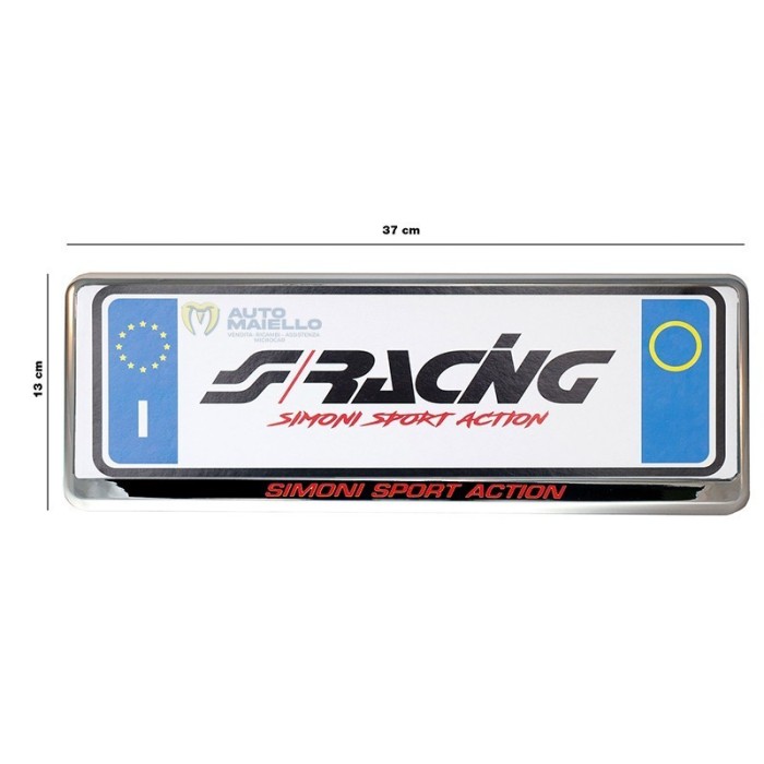 PORTATARGA ANTERIORE CROMATO