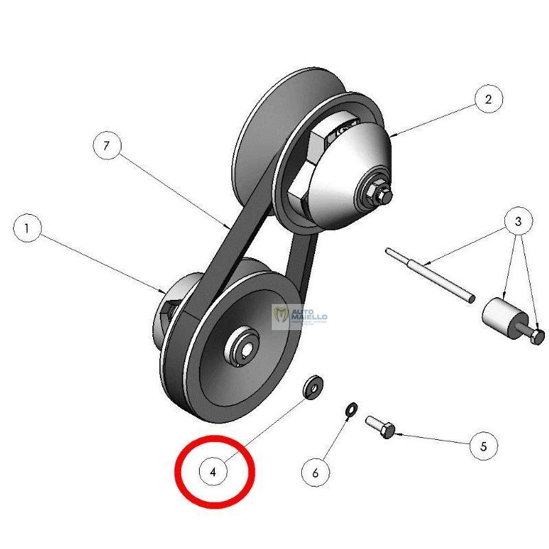 Rondella variatore cambio puleggia ligier microcar