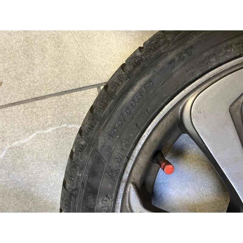 Cerchi in lega gomme M+S invernali ligier js50 1 serie 155 60 R15