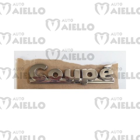 7AX411 LOGO STEMMA ADESIVO CROMATO "COUPÉ" AIXAM COUPE GAMME VISION