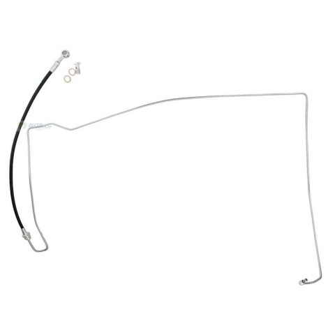 TUBO FRENO ANT DX DESTRO FLEX+RIG SENZA ABS AIXAM SENSATION EMOTION