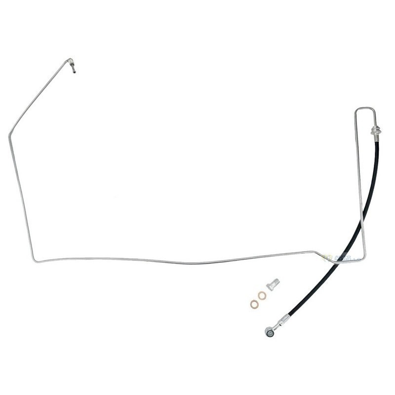 TUBO FRENO ANT DX DESTRO FLEX+RIG SENZA ABS AIXAM SENSATION EMOTION