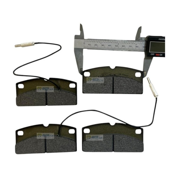 Pastiglie freno ant 4 pz H25mm comex Aixam Bellier Casalini Chatene...