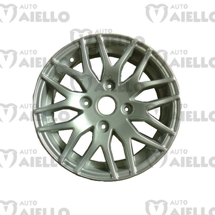 6AX080 CERCHIO IN LEGA STYLE 16 RAGGI CROMATO AIXAM CITY COUPE GAMMA SENSATION